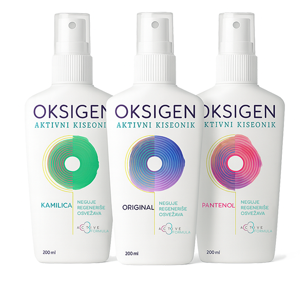 Oksigen aktivni kiseonik original, kamiica i pantenol